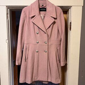 Pink Guess Pea Coat